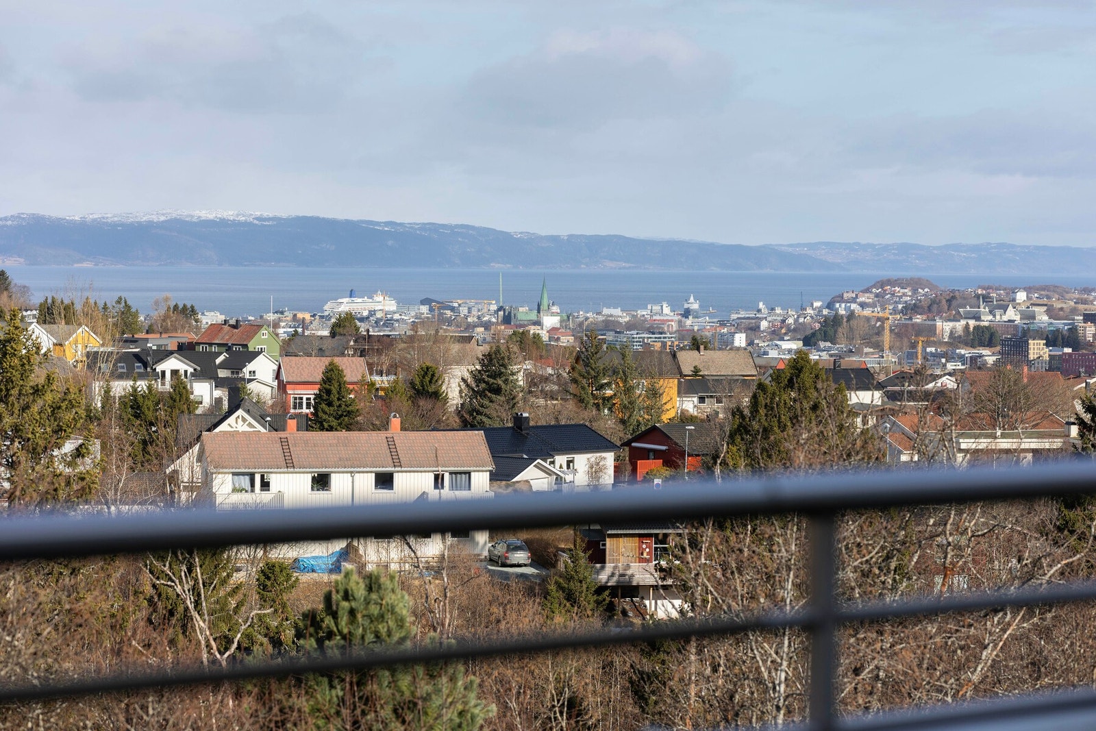 Utsikt fra takterrasse Galleribilde