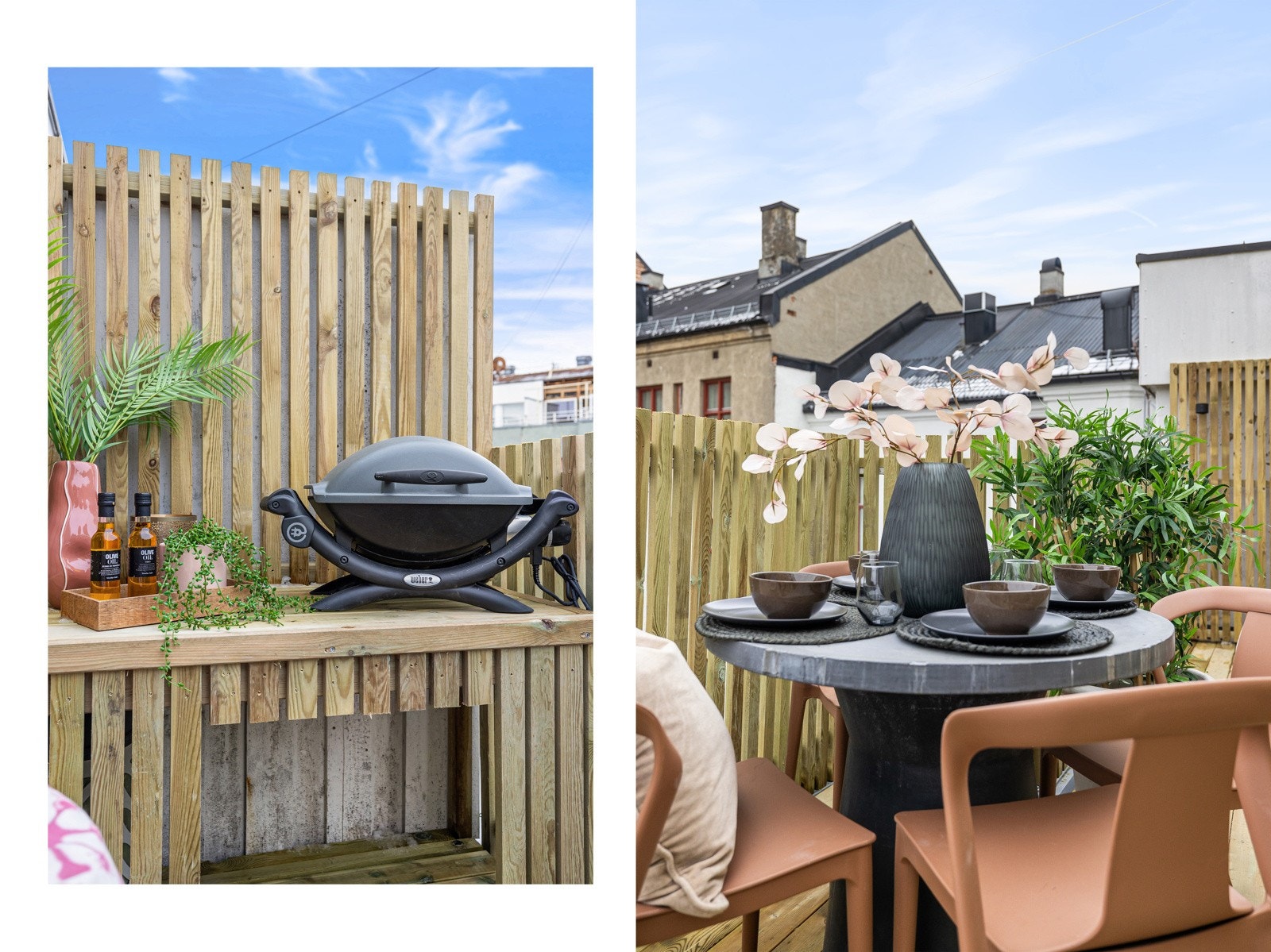 Det er lagt opp vann samt mulighet for utekjøkken og tilkobling av kjøkkenaperater. Dette er en kvalitet svært få sentrale leiligheter har. Galleribilde