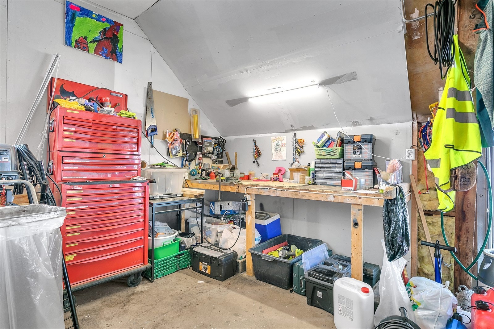 Verksted i 2.etg fjøs Galleribilde