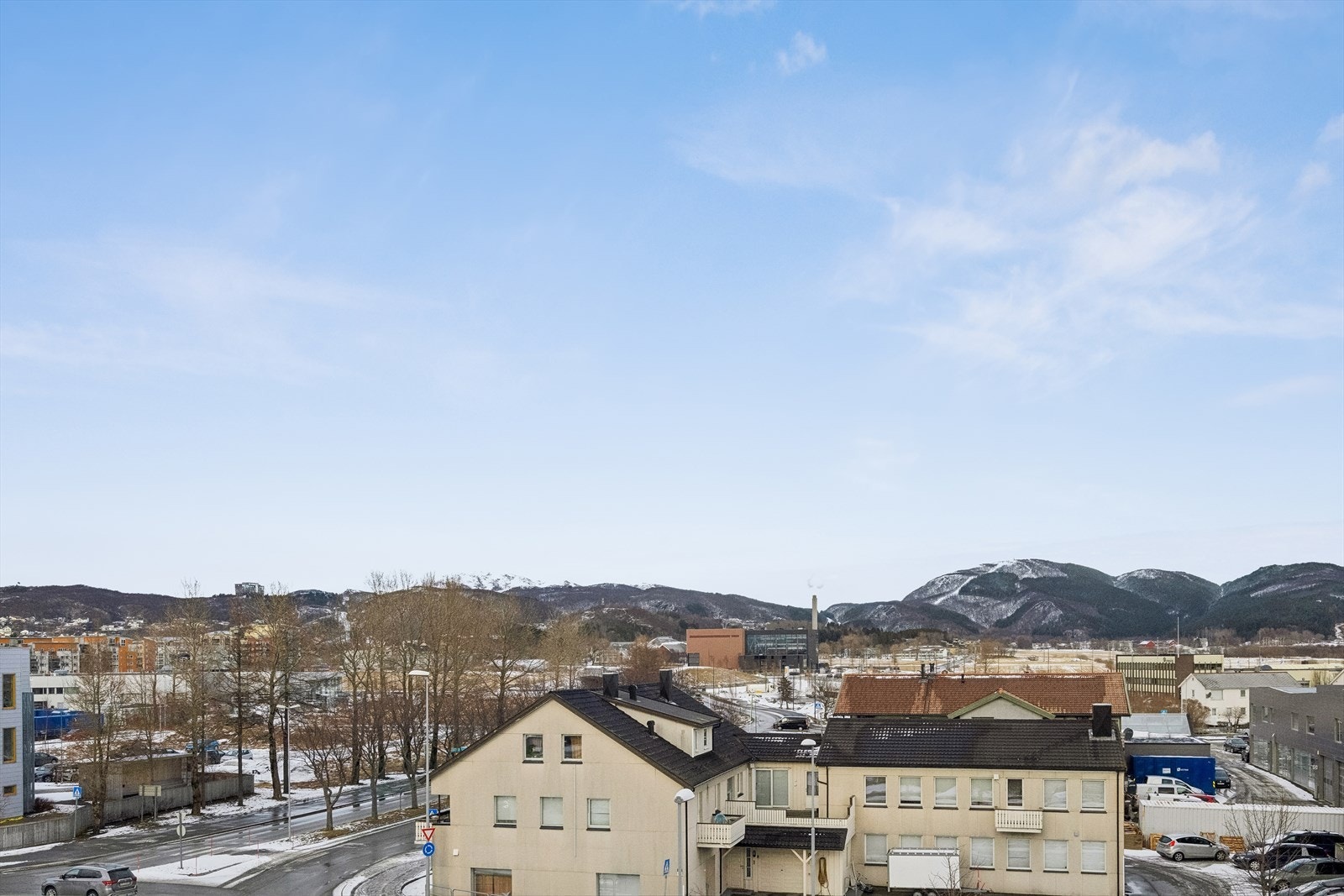 Utsikt fra balkong Galleribilde