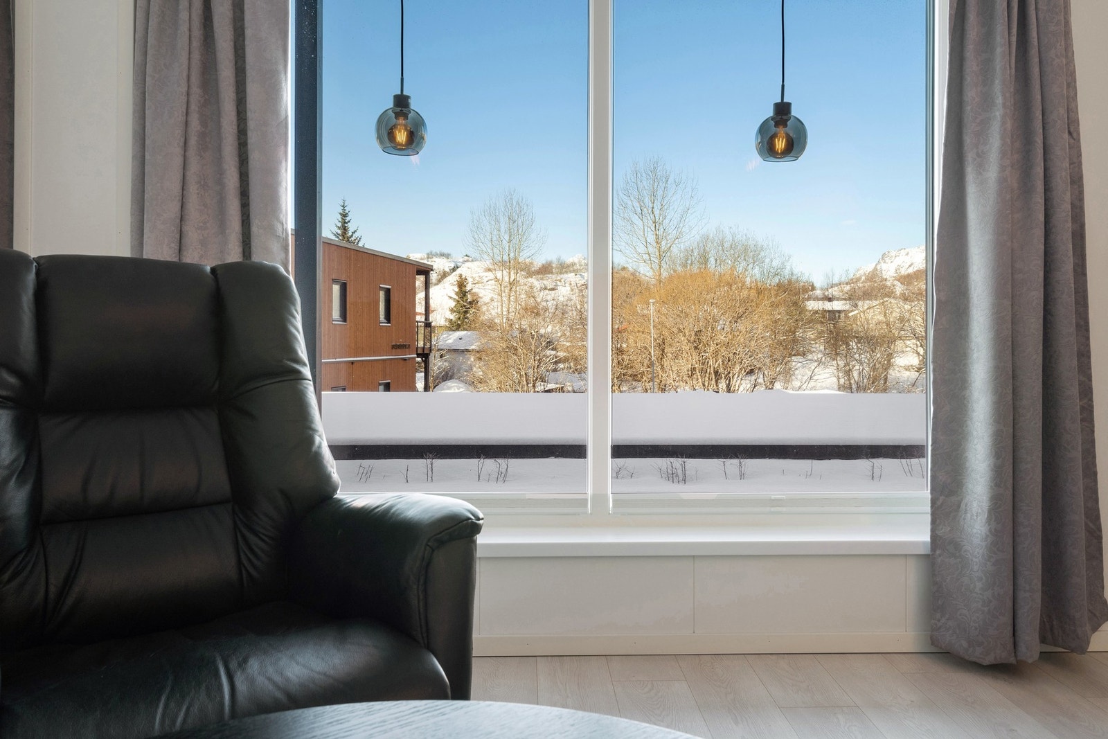 Fin utsikt fra stuen Galleribilde