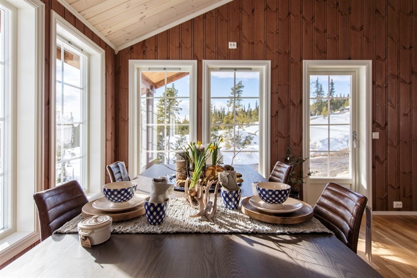 Her kan du også gjøre avtale om nøkkelferdig hytte. Galleribilde