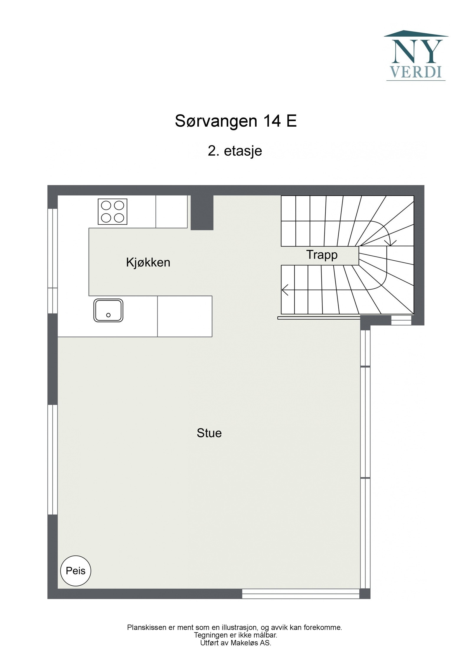 Plantegning - 2. etasje Galleribilde
