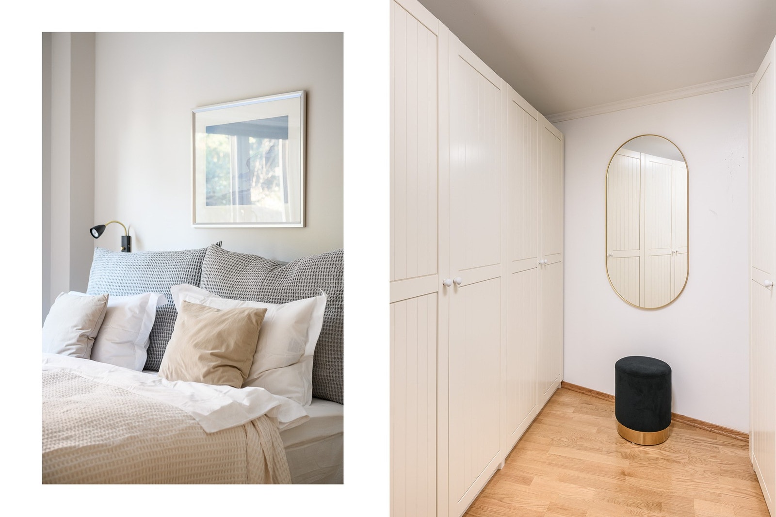 Et av rommene fremgår som det naturlige hovedsoverommet. Galleribilde