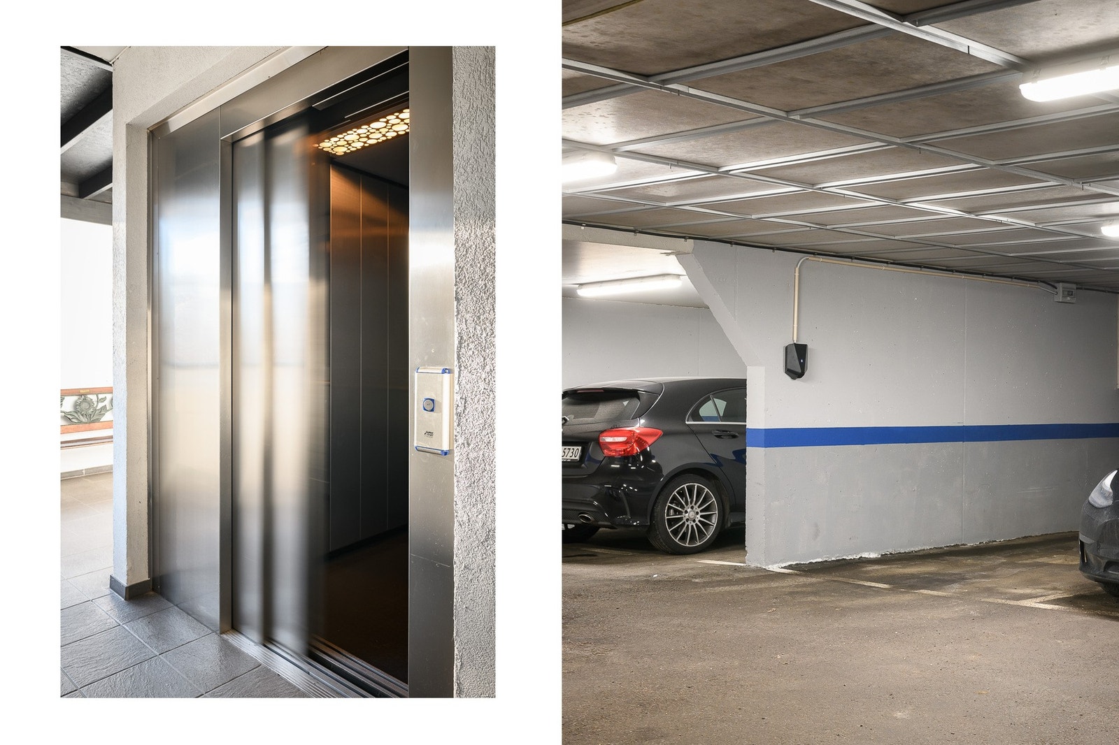 Enkel heisadkomst rett fra garasjen og opp til leiligheten. El-lader medfølger på plassen. Galleribilde