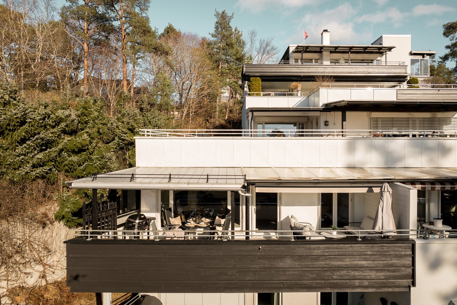 Fin fasade. Galleribilde