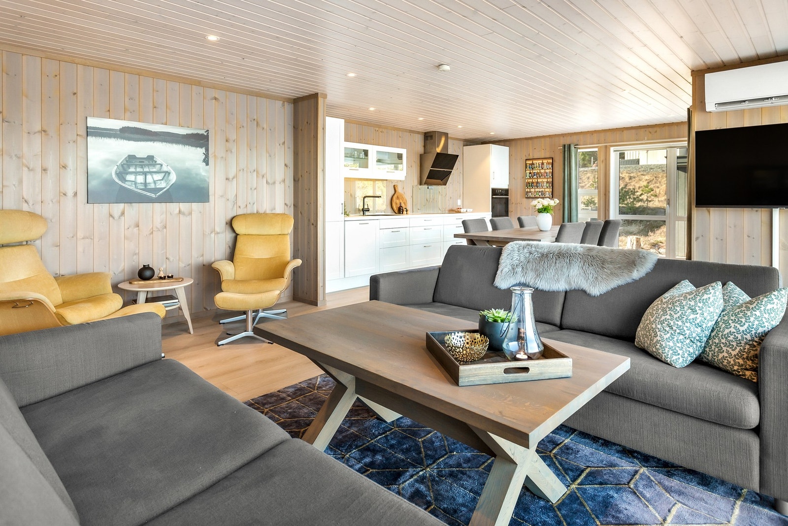 Lun og fin sone for sofagruppe Galleribilde