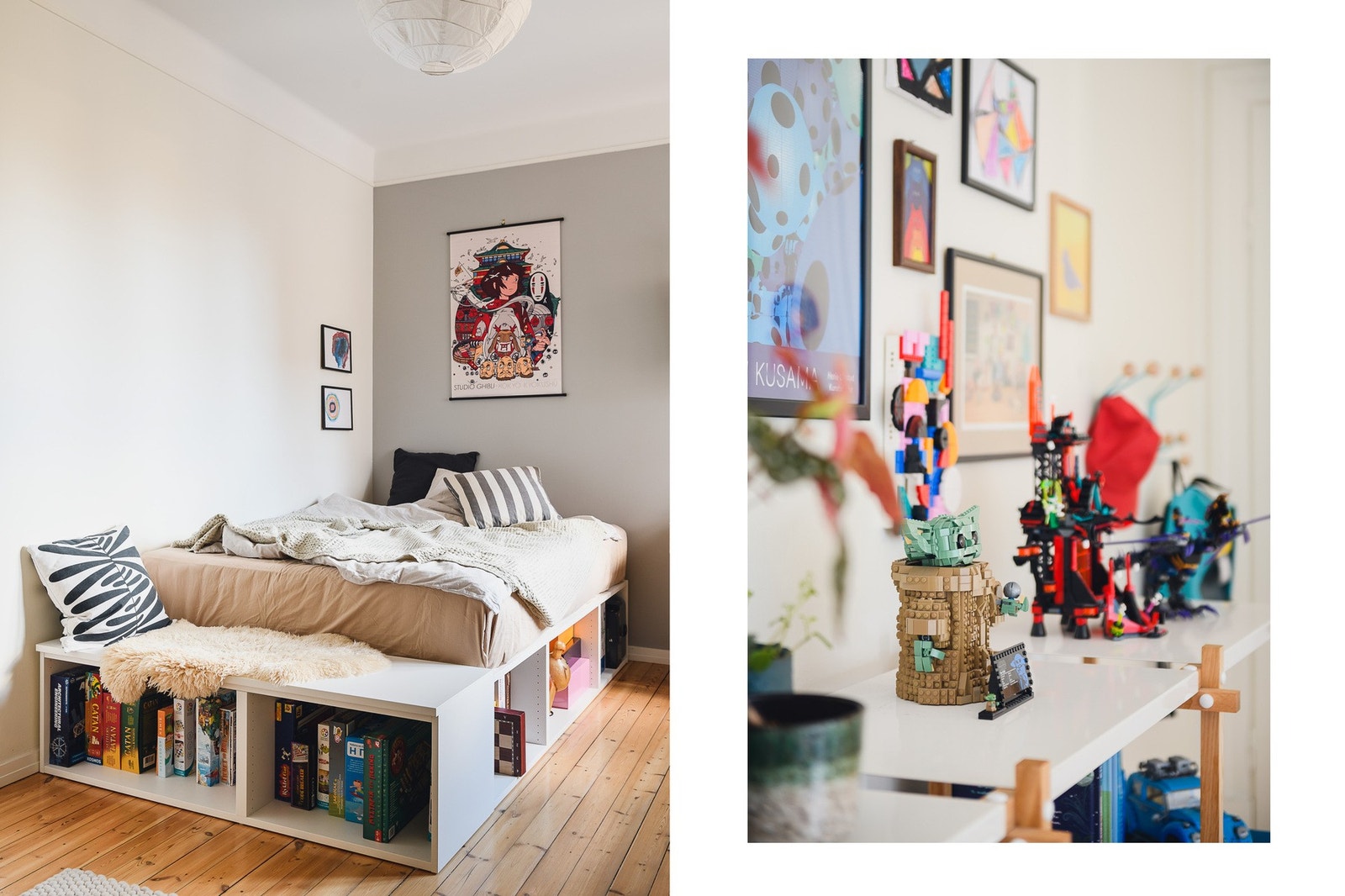 Soverommet er særdeles romslig med plass for stor dobbel-seng og rikelig med lekeplass. Galleribilde