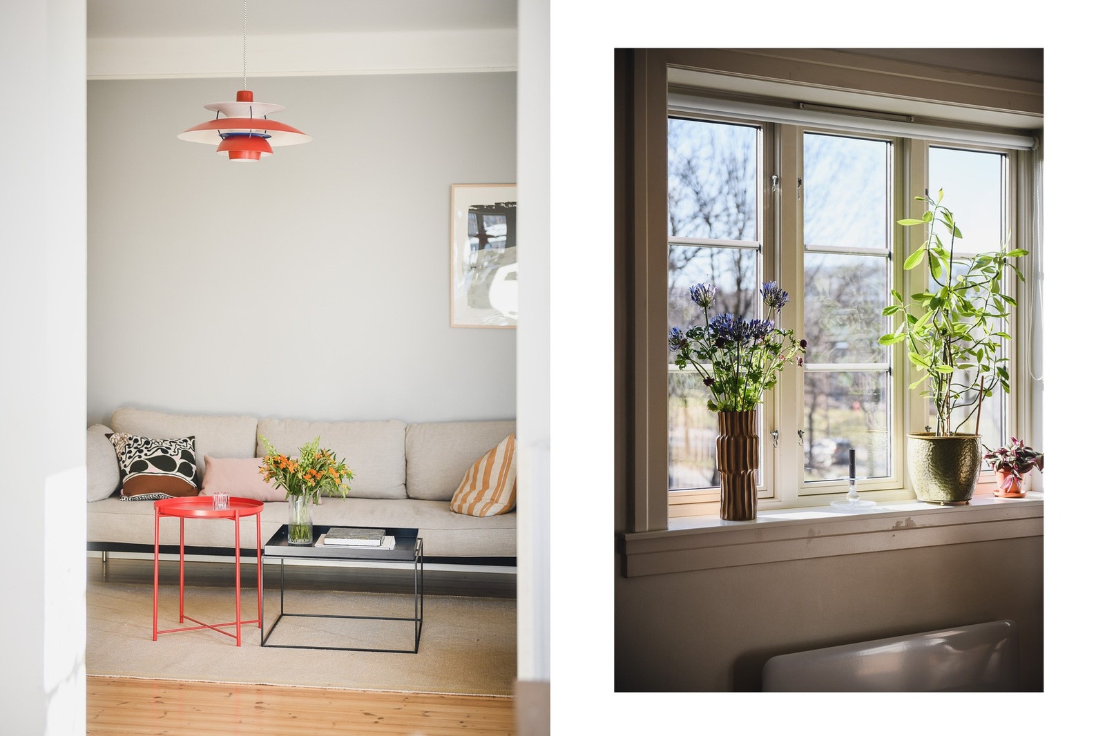 Gjennomgående og lys med store vindusflater. Galleribilde