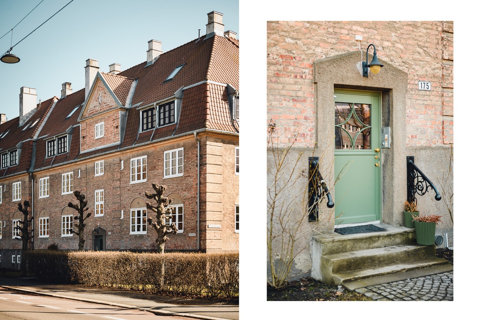 Idyllisk adkomst og vakker arkitektur. Galleribilde