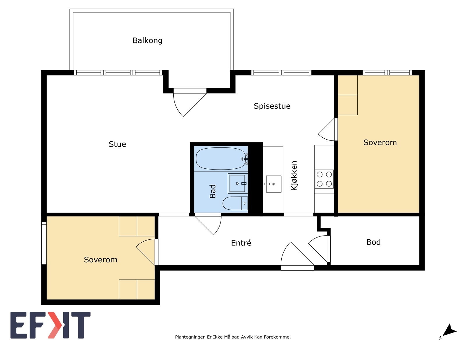 Plantegning Galleribilde