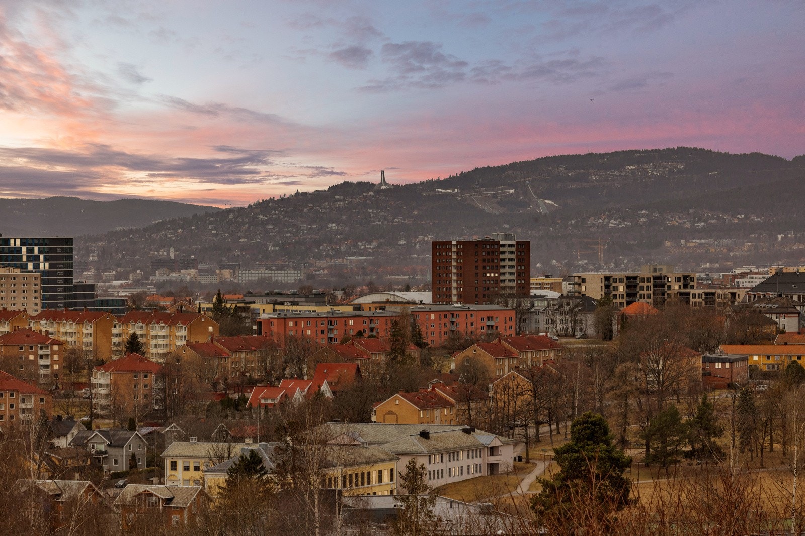 Kveldsutsikt Galleribilde