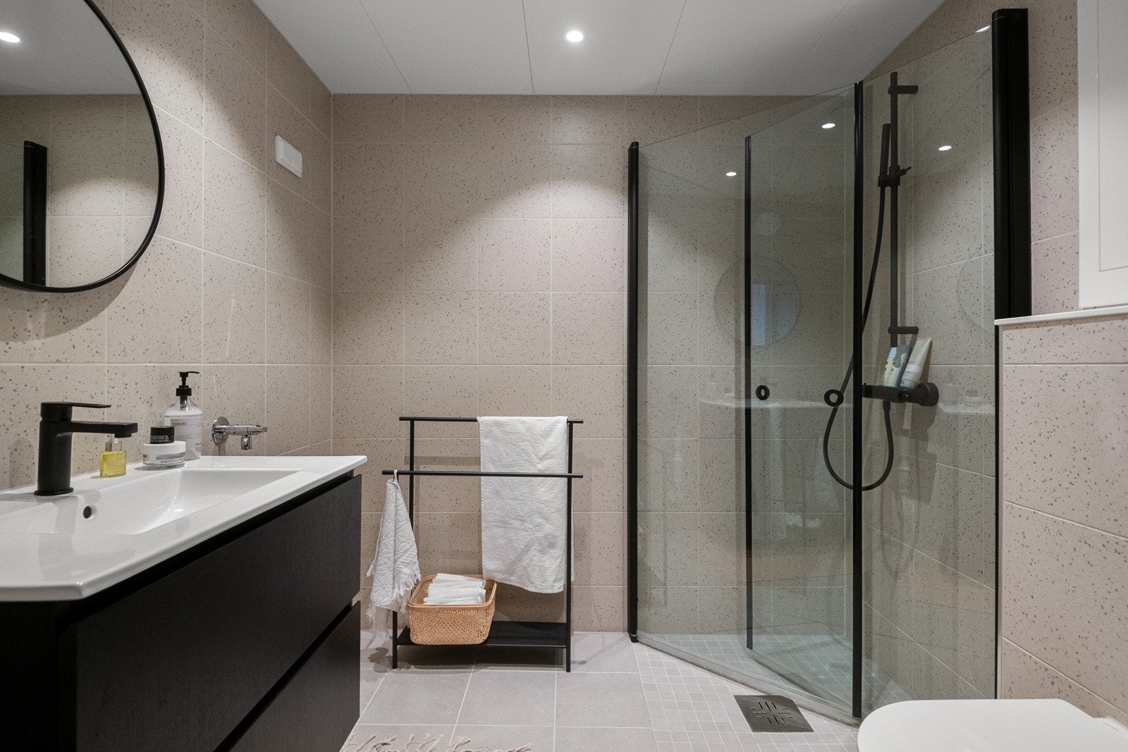 Nytt og lekkert baderom fra 2023. Galleribilde