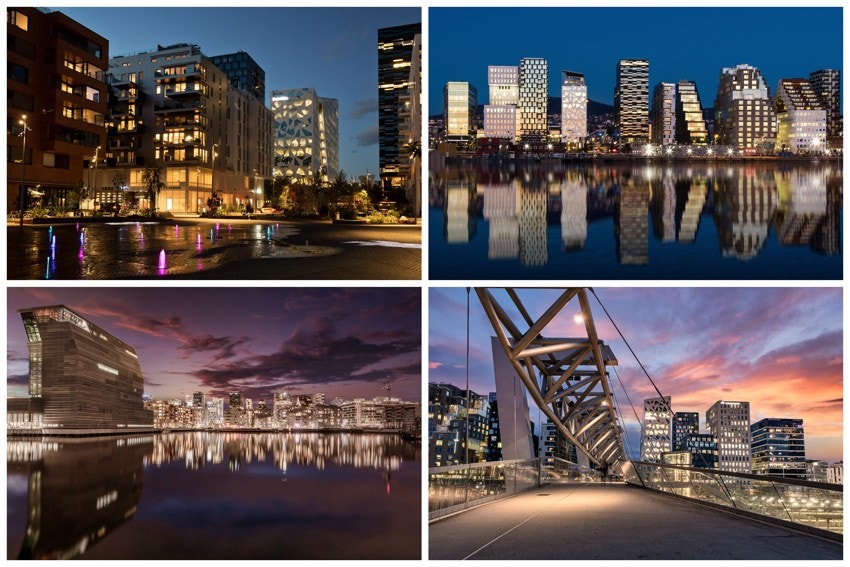 Oslo`s nyeste bydeler Bjørvika og Barcode ligger en kort sykkeltur unna. Galleribilde