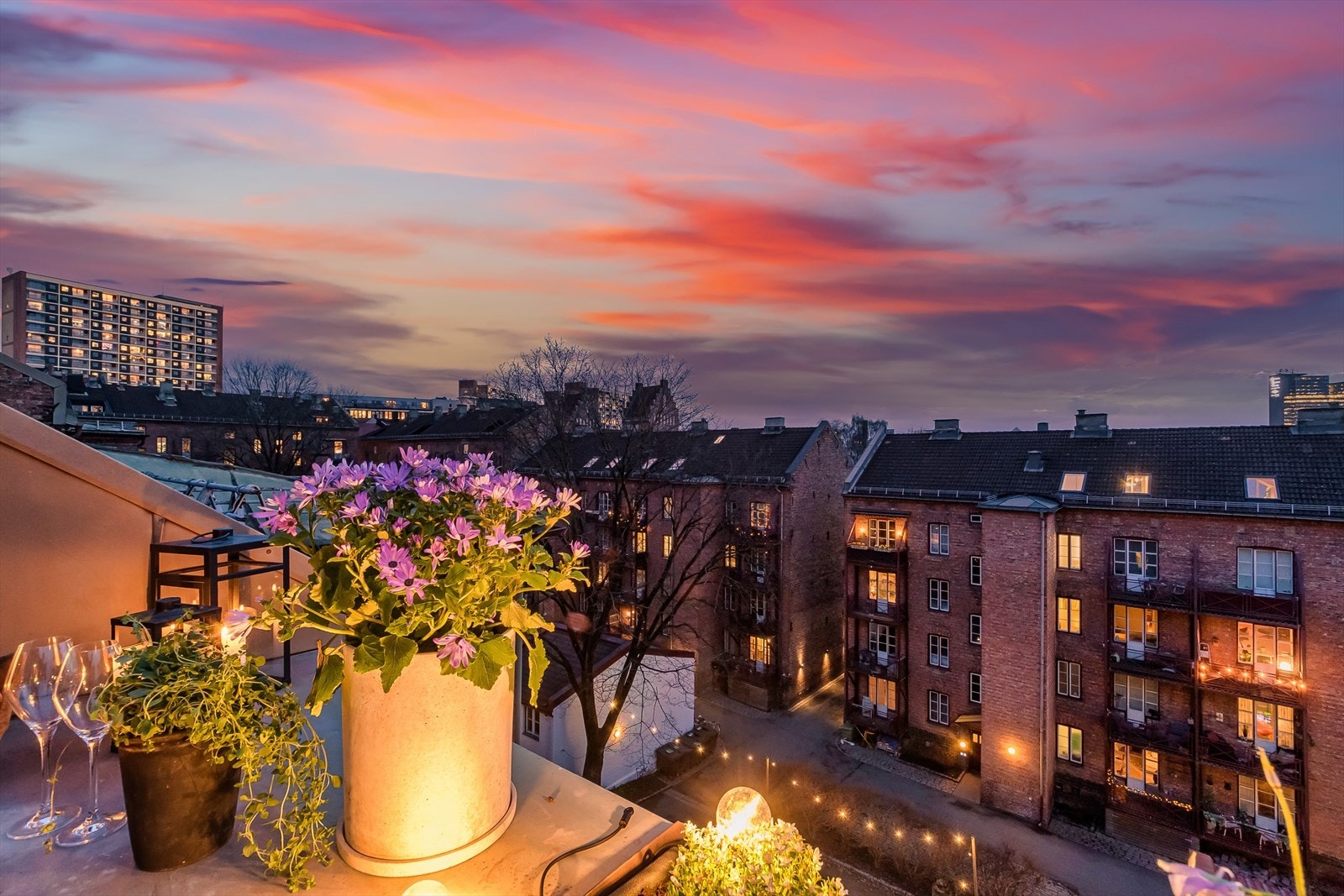 Kanskje er du den heldige som skal oppleve fantastiske solnedganger her? Galleribilde