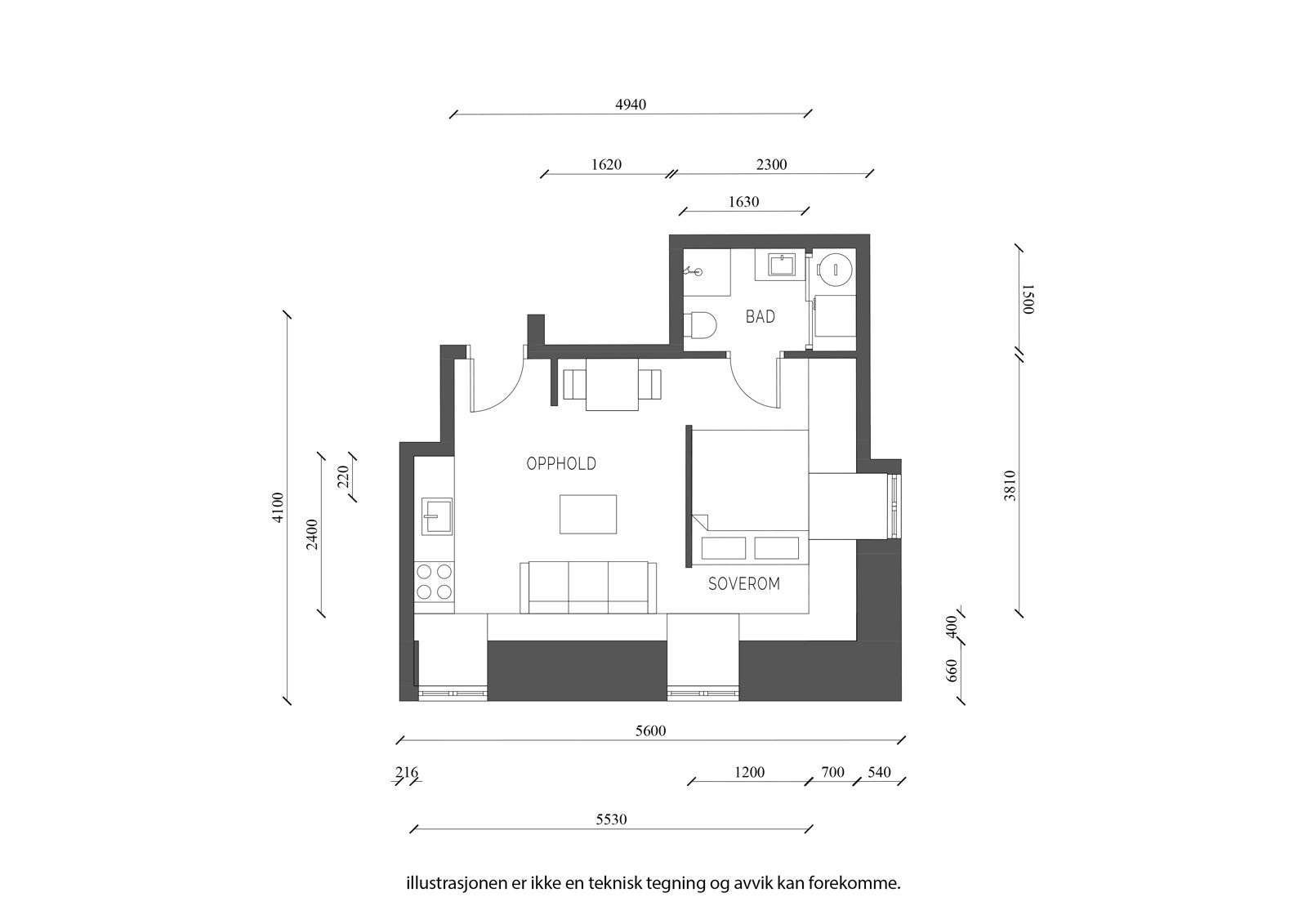 Plantegning. Galleribilde