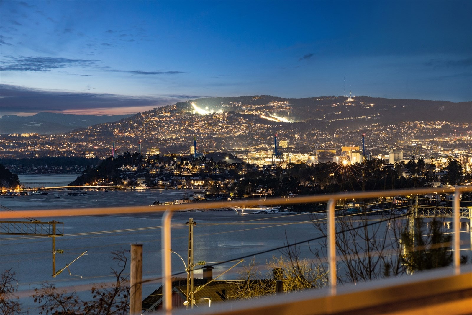 Utsikt til Holmenkollen Galleribilde