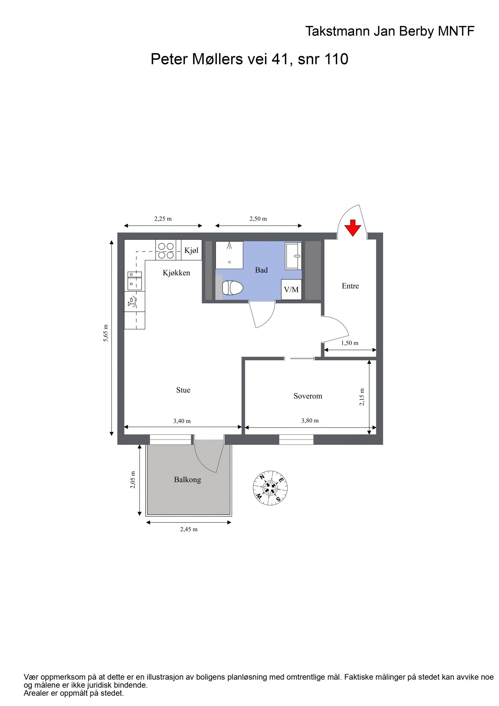 Plantegning. Galleribilde