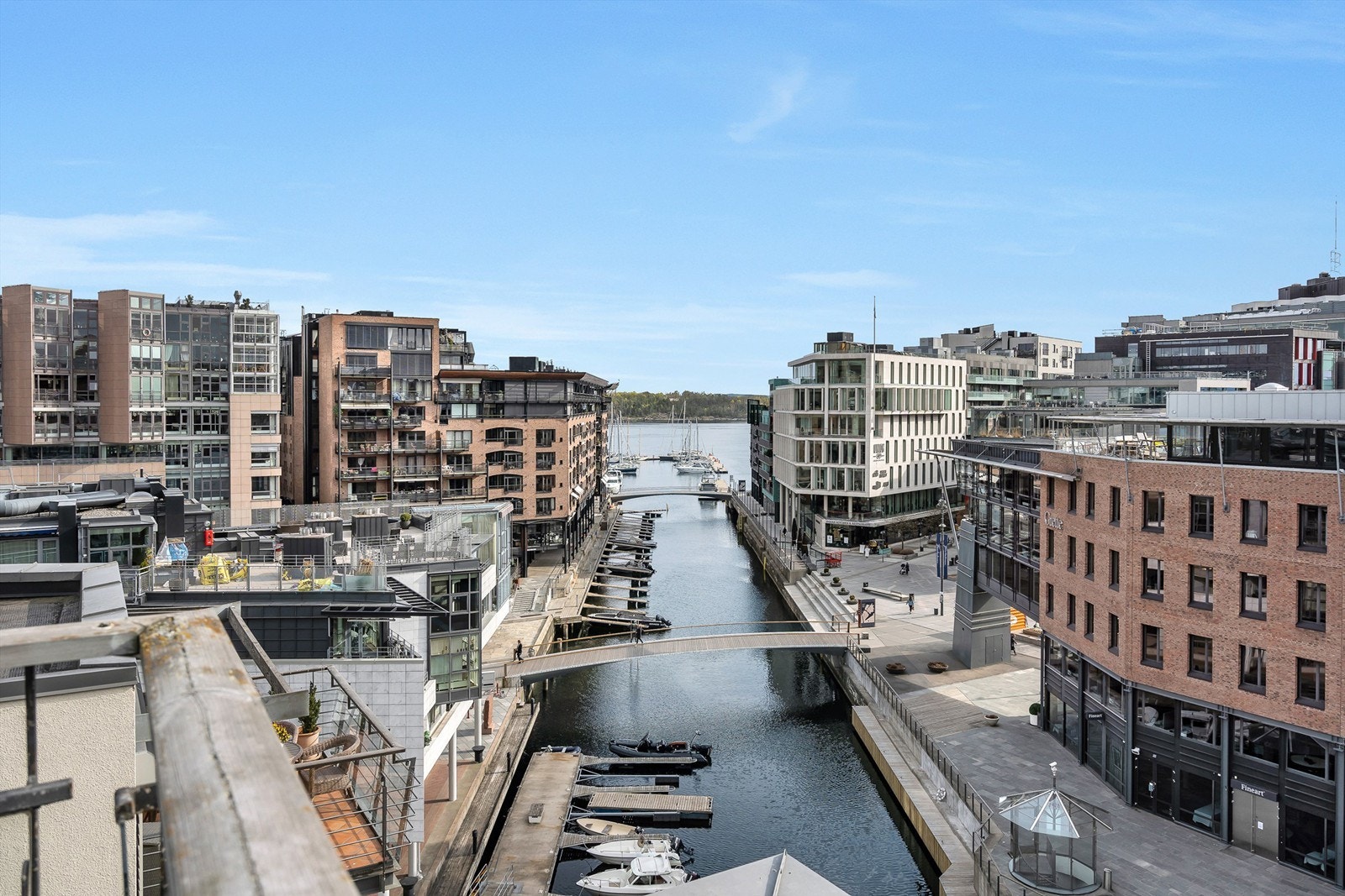 Utsikten fra felles takterrasse i 7. etg. Galleribilde