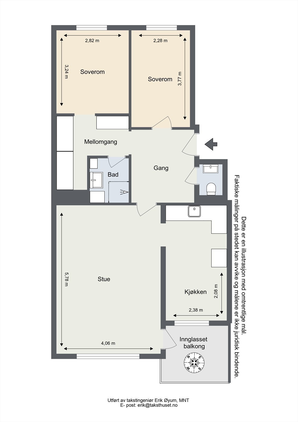 Plantegning Galleribilde