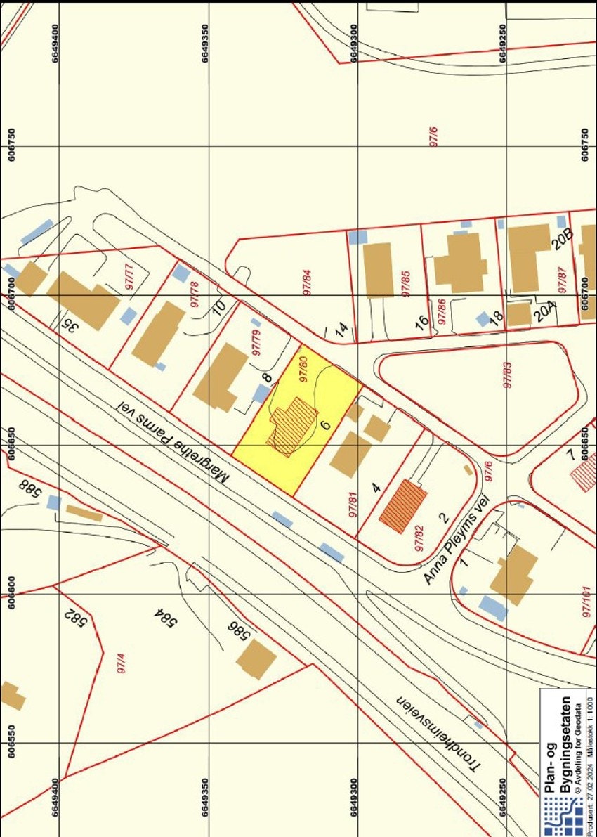 Tomtegrense mottatt av kommunen Galleribilde