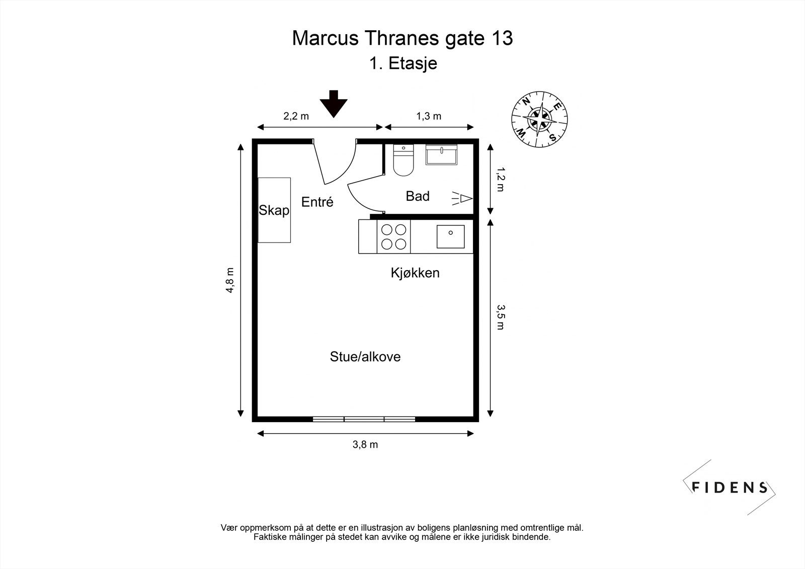 Plantegning Galleribilde
