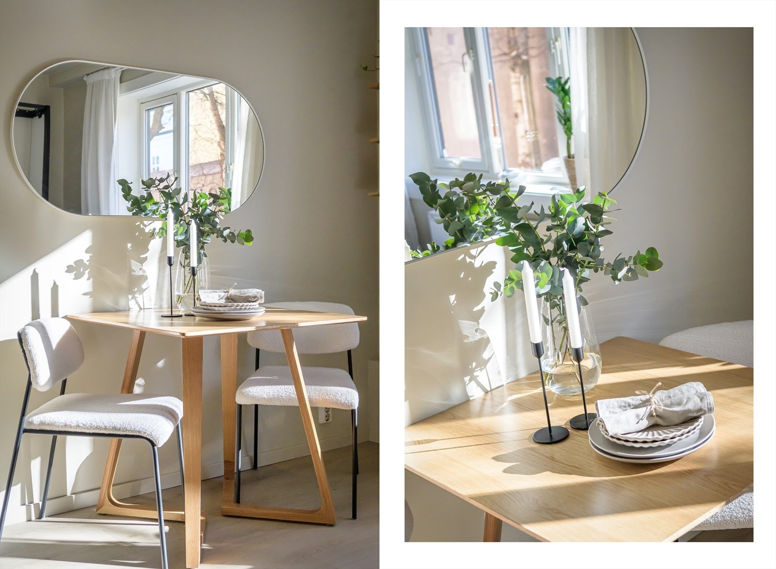 Lyset slipper fint inn i leiligheten! Galleribilde