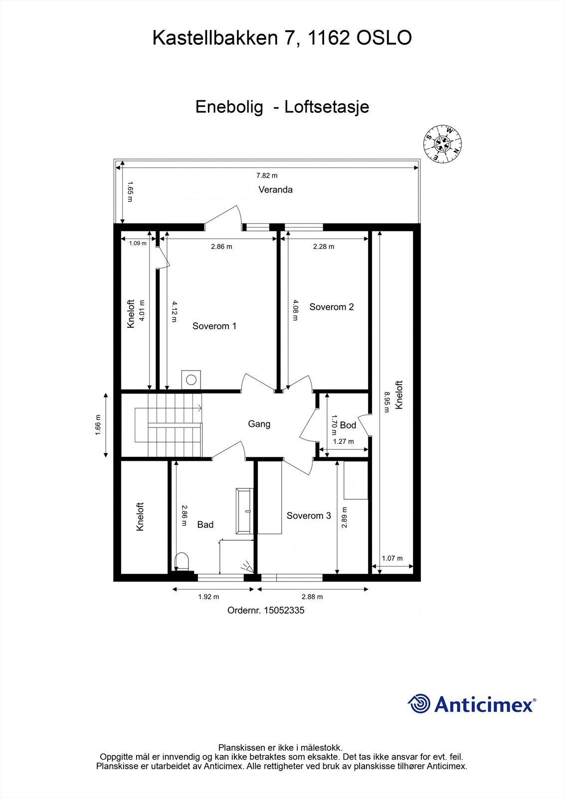 Plantegning 2. etasje Galleribilde