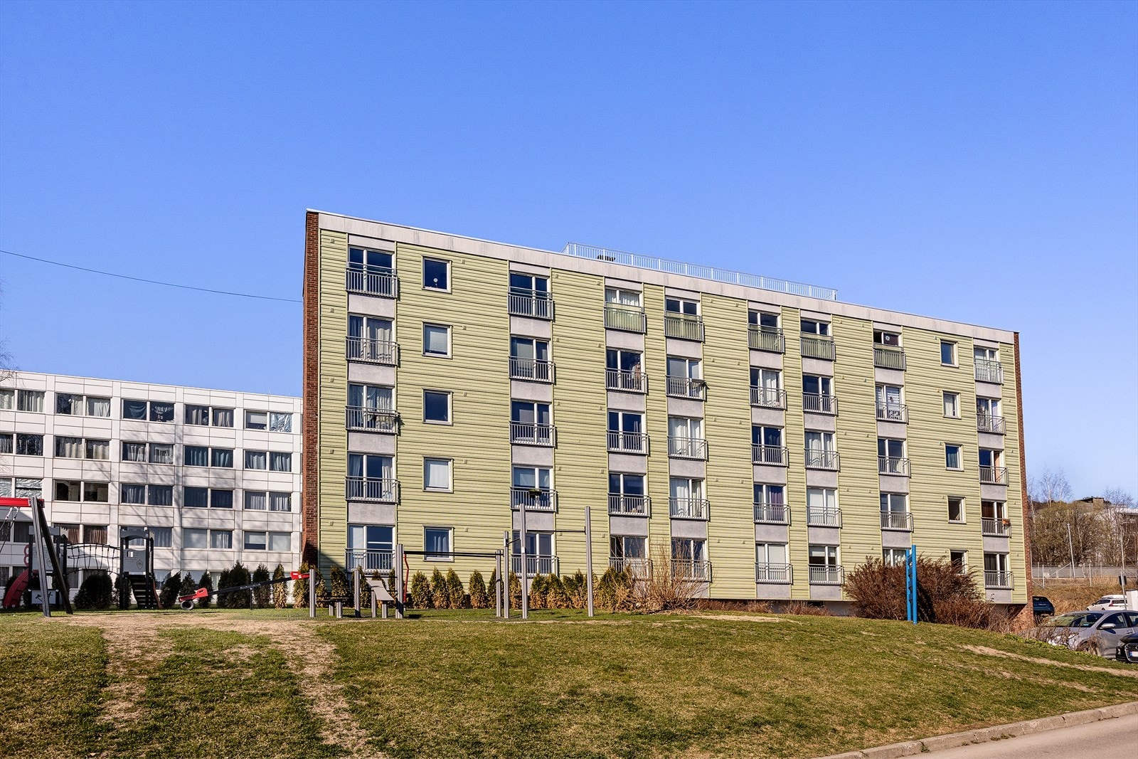 Fasade Gunnar Schjelderups vei 33B Galleribilde