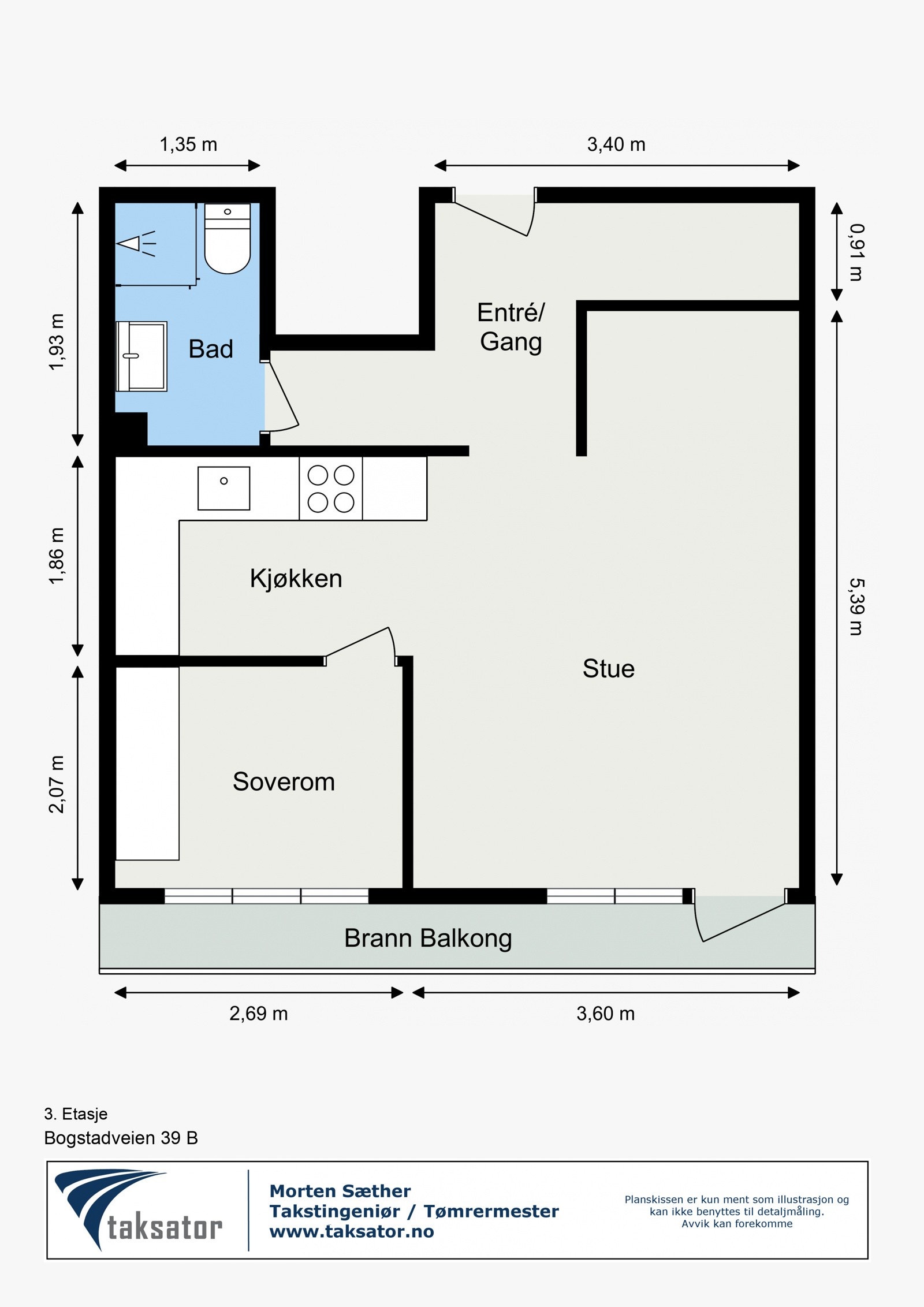 Plantegning Galleribilde
