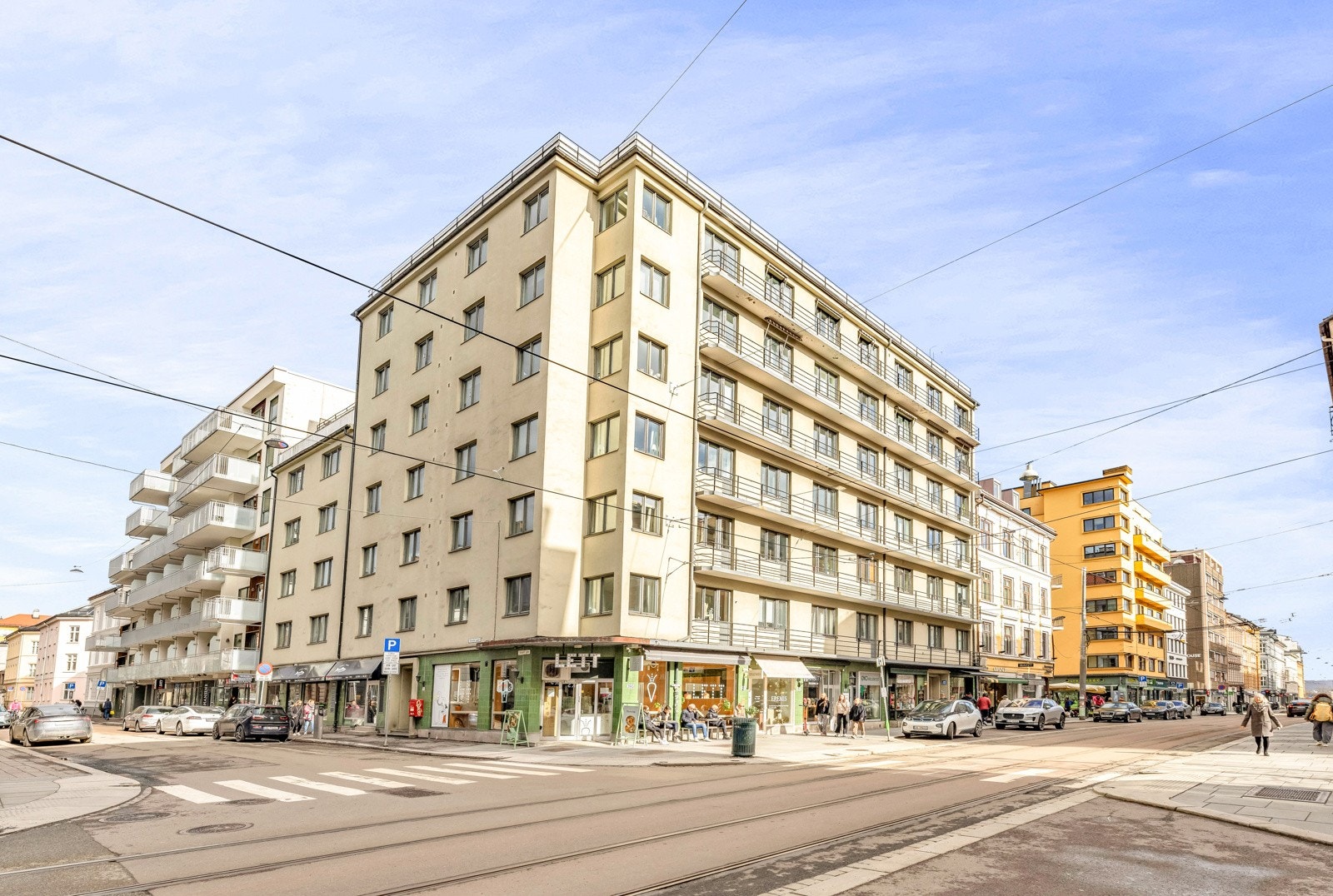 Fasade - Bogstadveien 39B ligger til i byggets 3. etasje Galleribilde