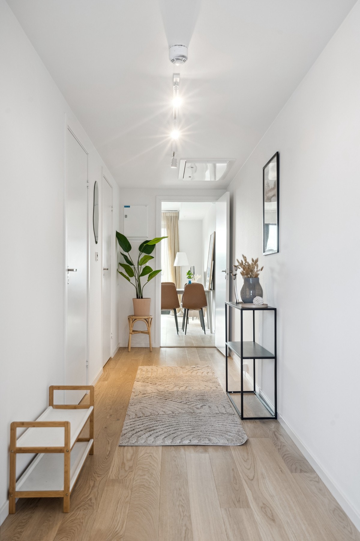 Velkommen inn. Romslig entre. Galleribilde