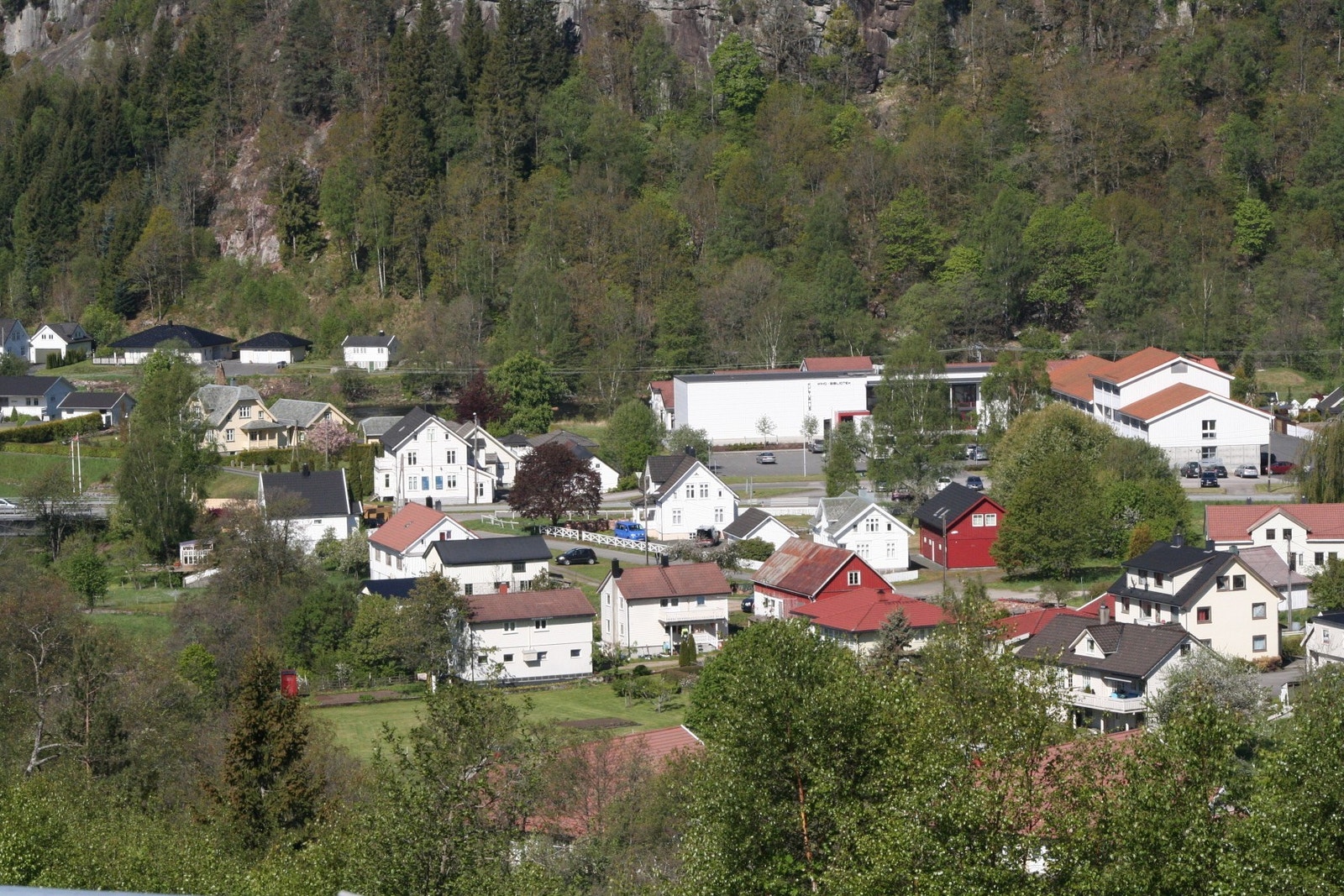 Utsikt Kvinesdal kino- og kulturhus Galleribilde