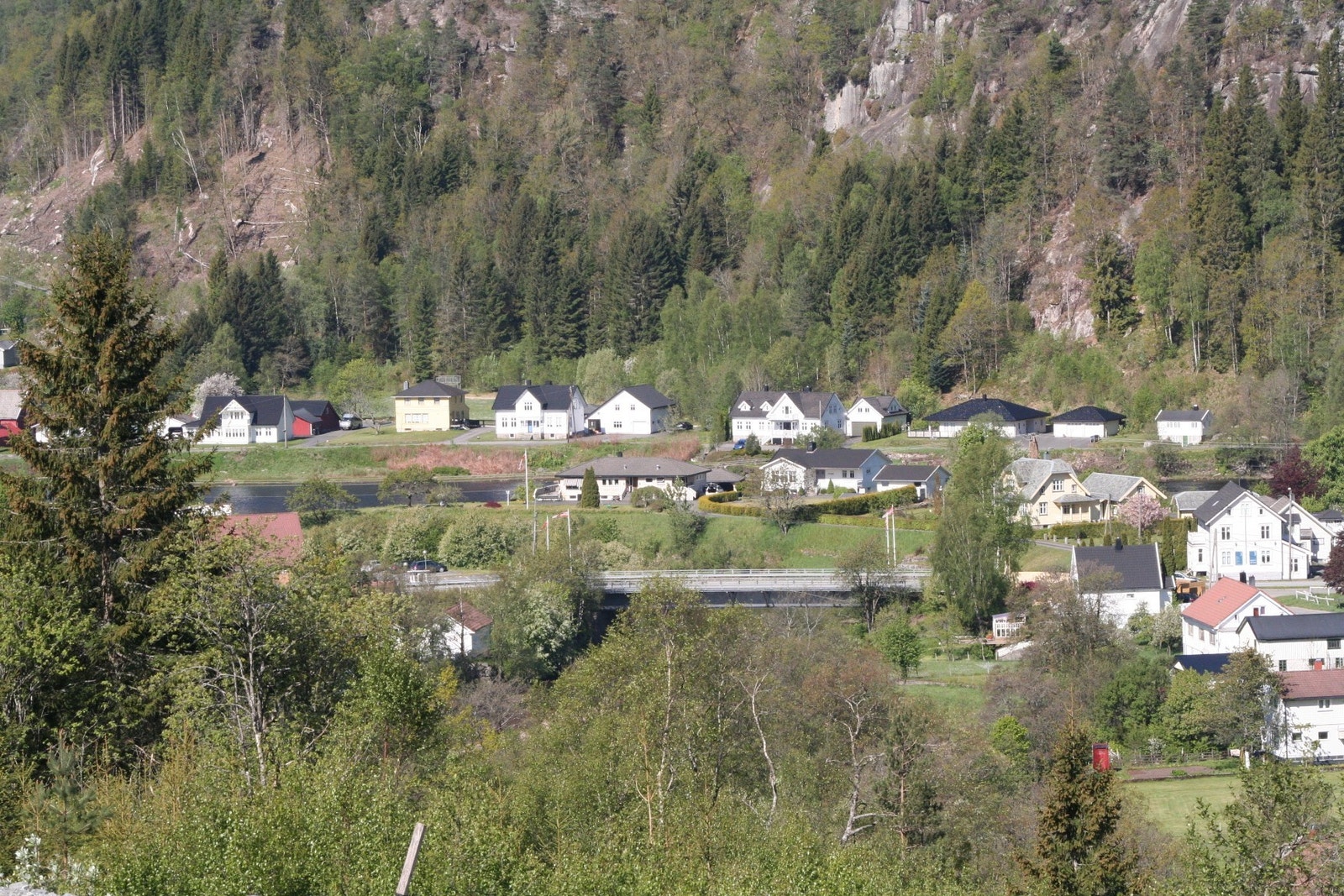 Utsikt mot Gullestad Galleribilde