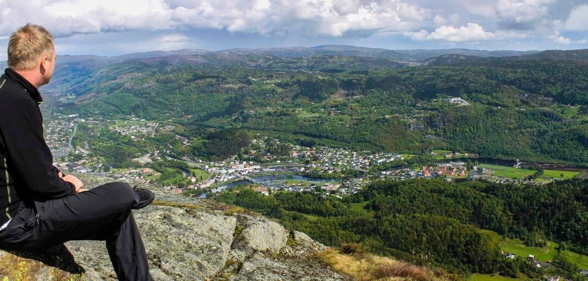 Utsikt fra Nonskarknuden Galleribilde