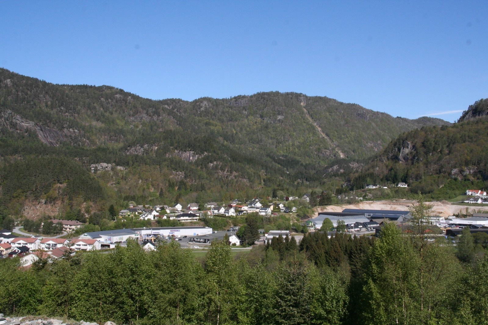 Utsikt mot Åmodt Galleribilde