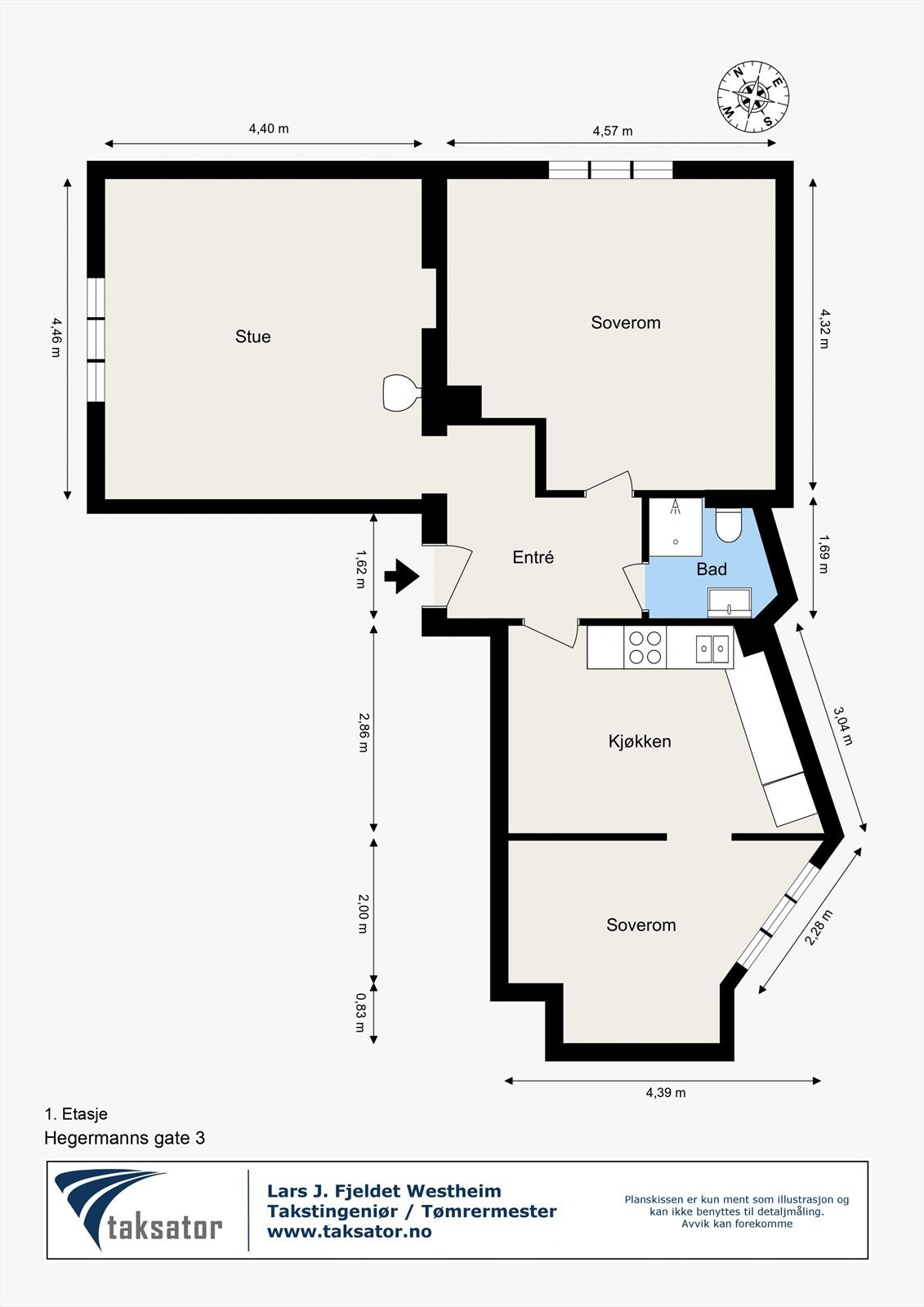 Plantegning Galleribilde