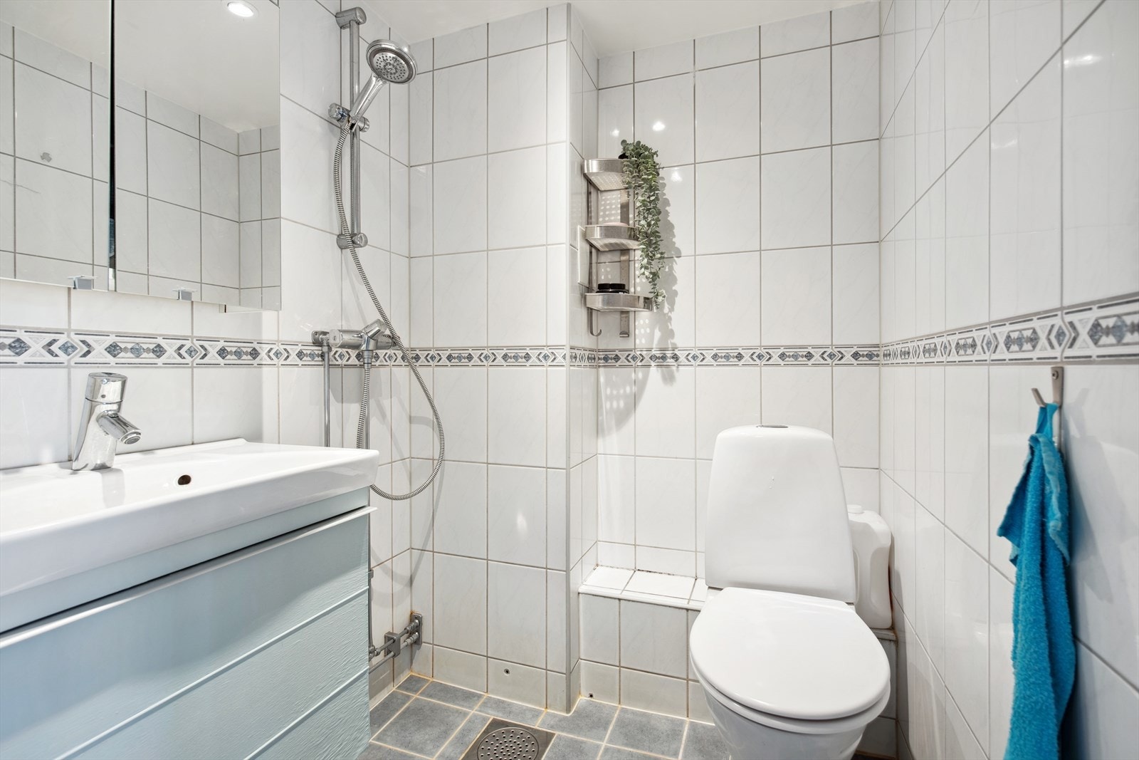 Badet ble totalrenovert i regi av borettslaget i 2009. Galleribilde