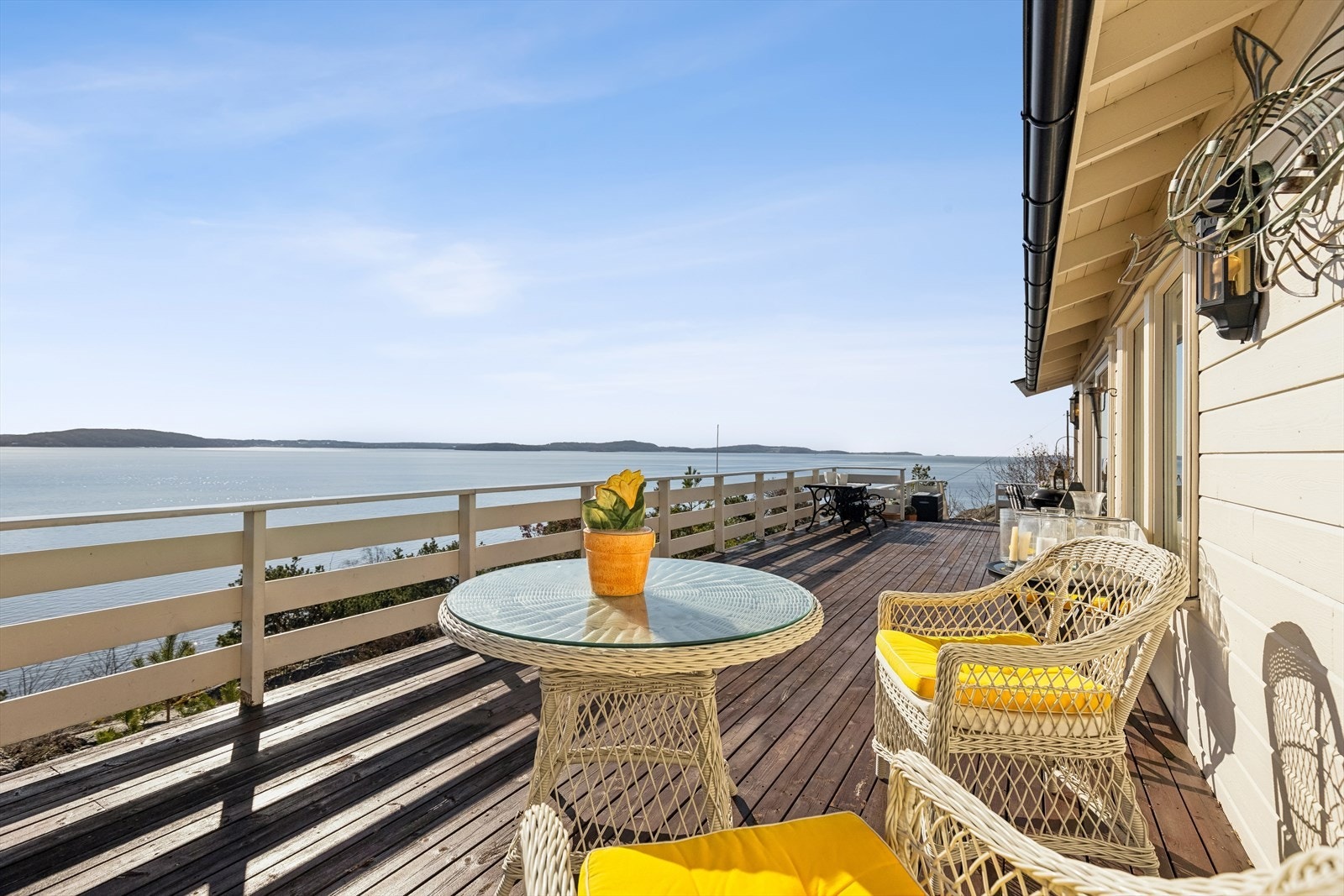 Herfra har man nydelig utsikt over Oslofjorden. Galleribilde