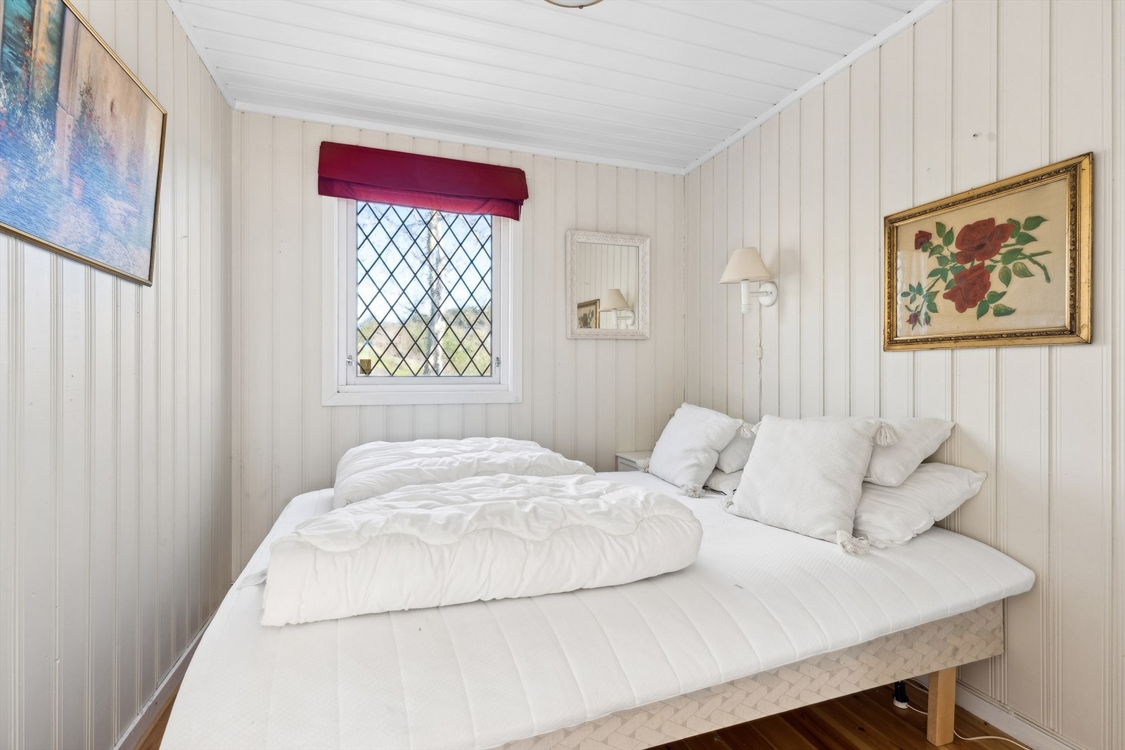 Det er plass til dobbeltsenger i begge rommene. Galleribilde