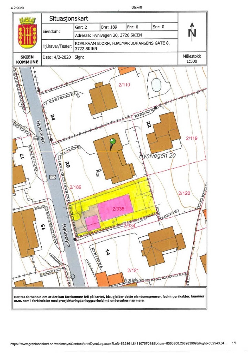 Forslag til plassering av bolig Galleribilde