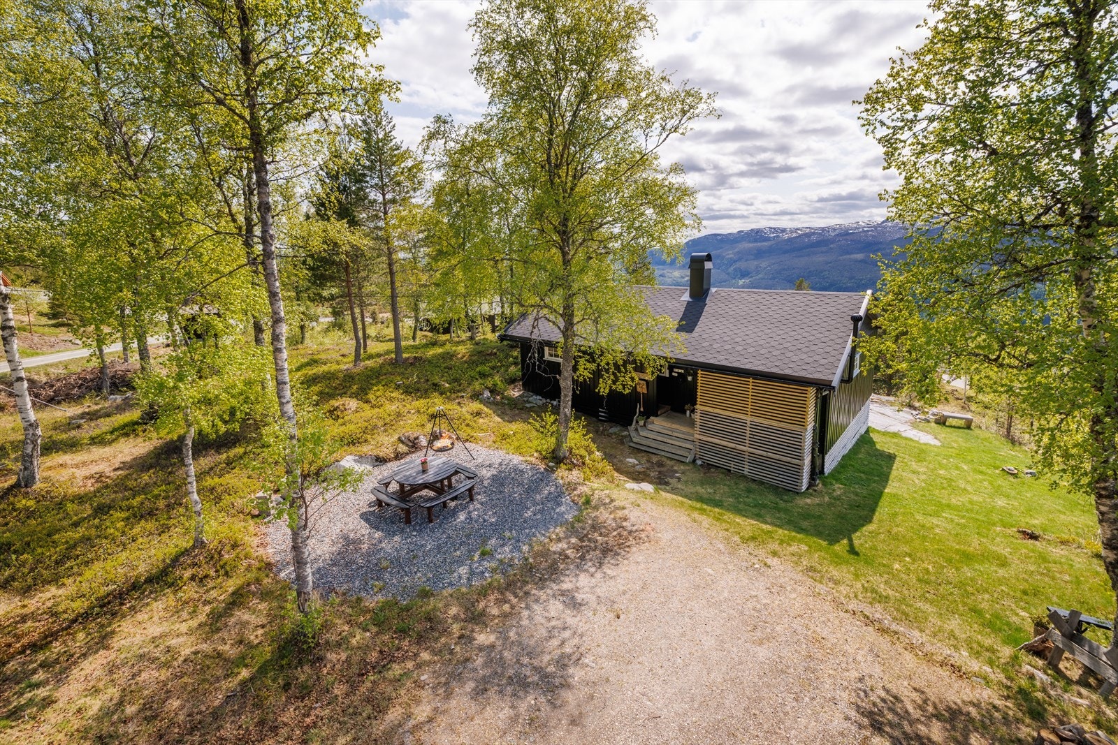 Flotte utsiktsforhold utover dalen. Galleribilde