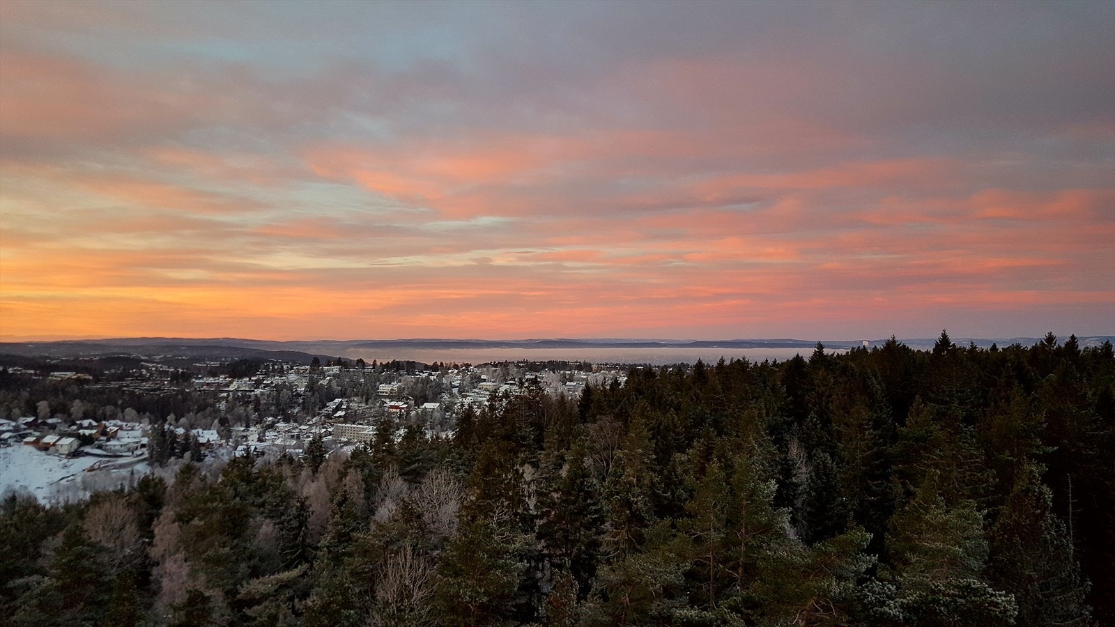 Solnedgang. Privat bilde. Galleribilde
