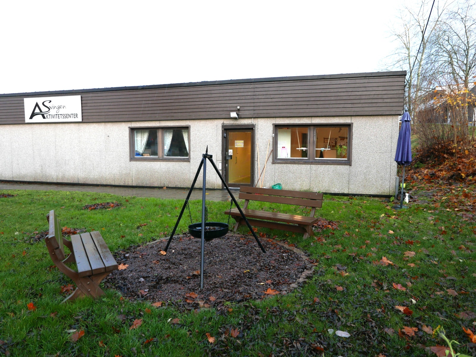 Hyggelig uteplass Galleribilde