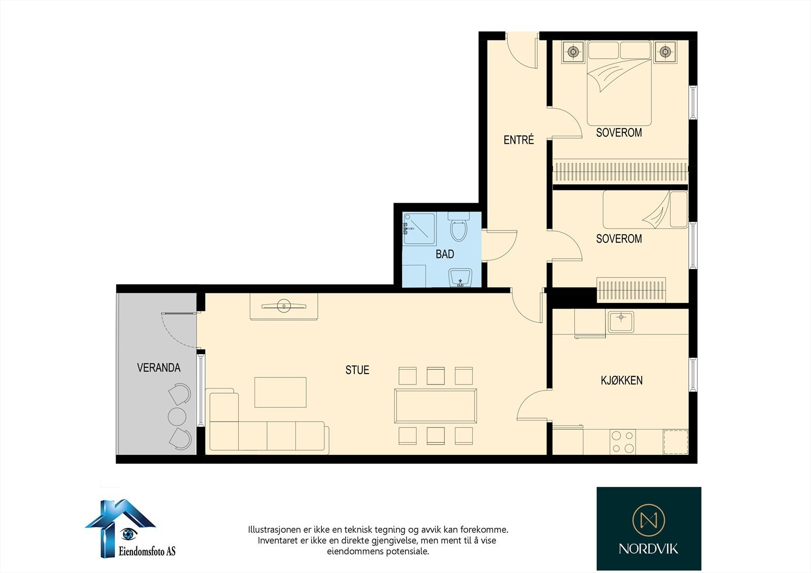 Plantegning Galleribilde