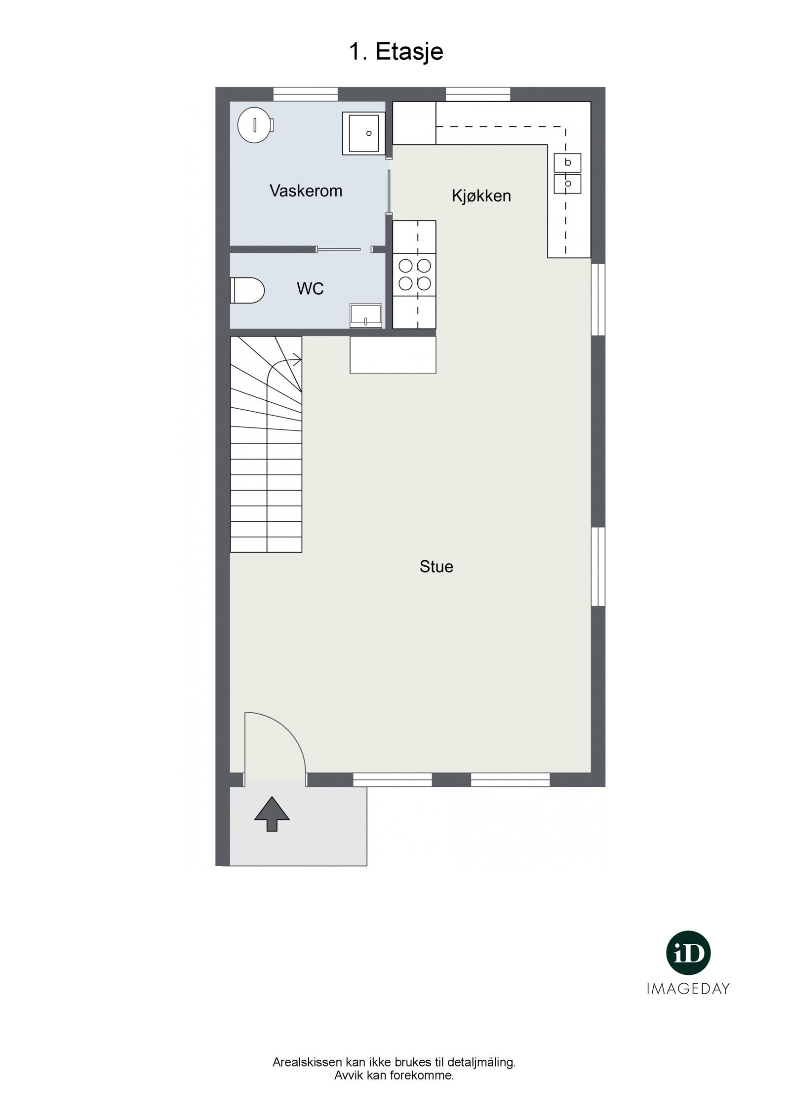 Plantegning 1. etg Galleribilde
