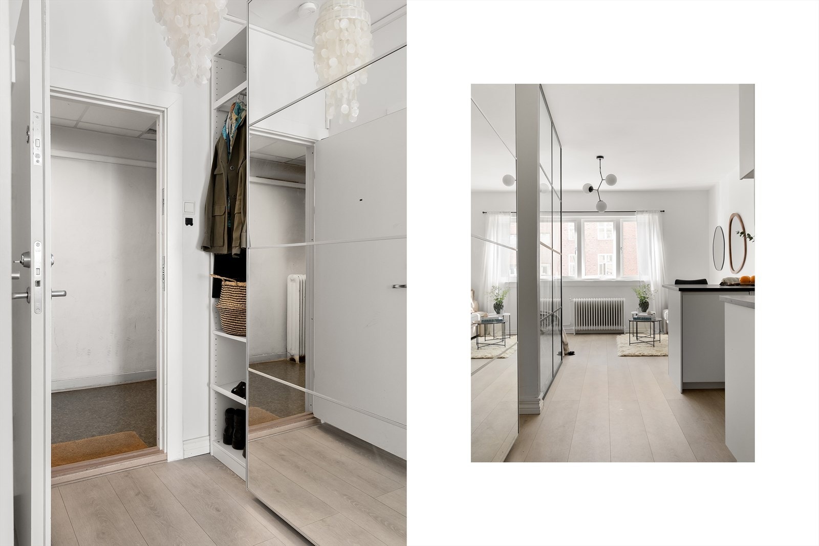 Entré med god oppbevaringsplass. Velkommen inn! Galleribilde