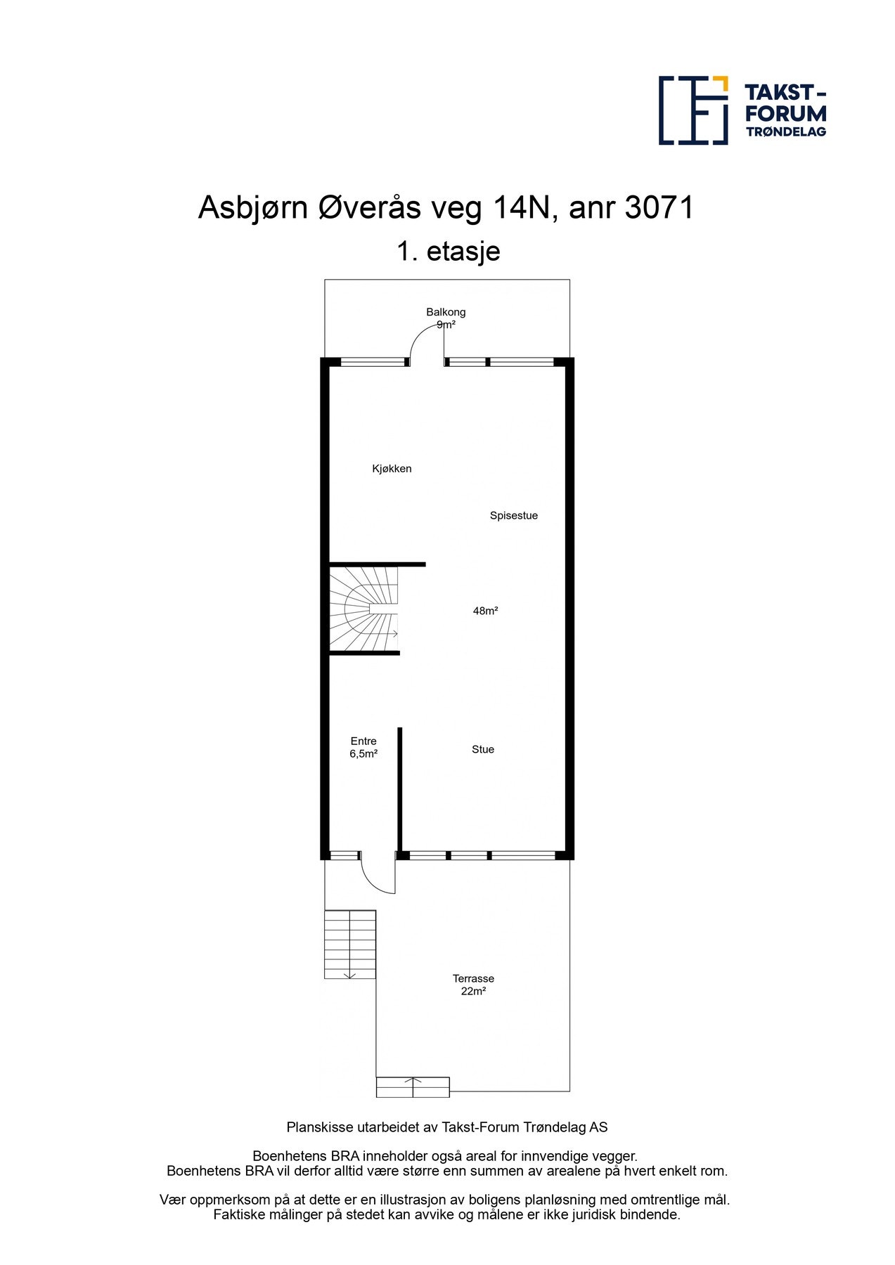 Planskisse 1.etasje Galleribilde