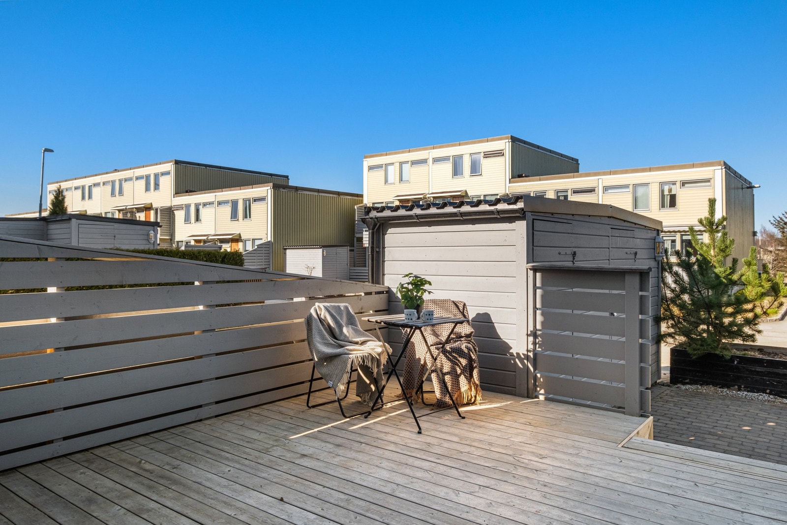 Terrasse på 22 kvm. Galleribilde
