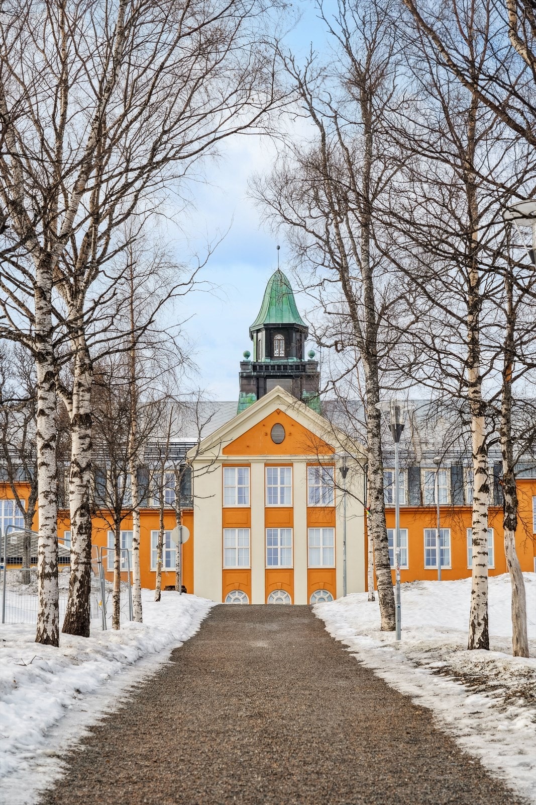 Kongsbakken videregående skole ligger like ovenfor leiligheten Galleribilde